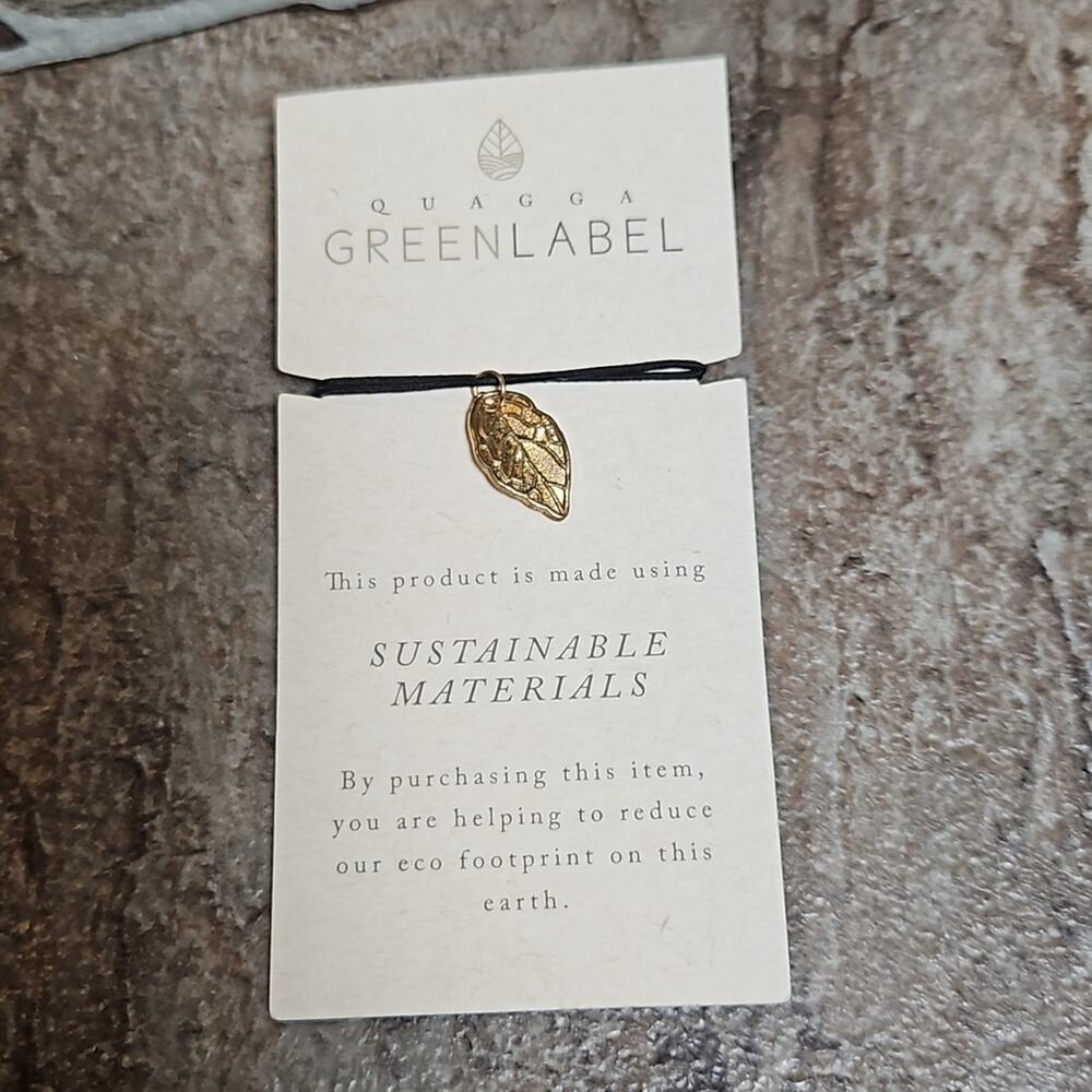 New Quagga Green Label Leaf Bracelet